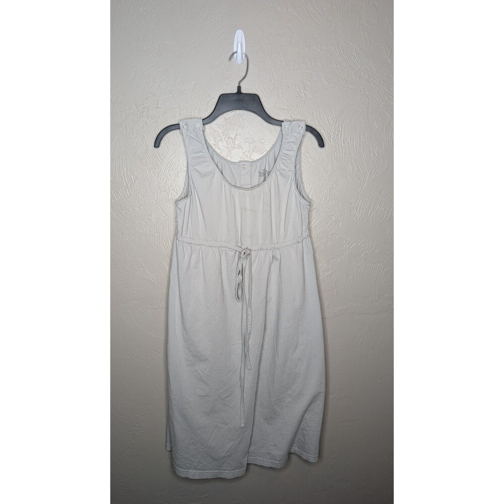 Baby Be Mine Womens S/M Gray 3 in 1 Labor Delivery Nursing Hospital Cotton Gown